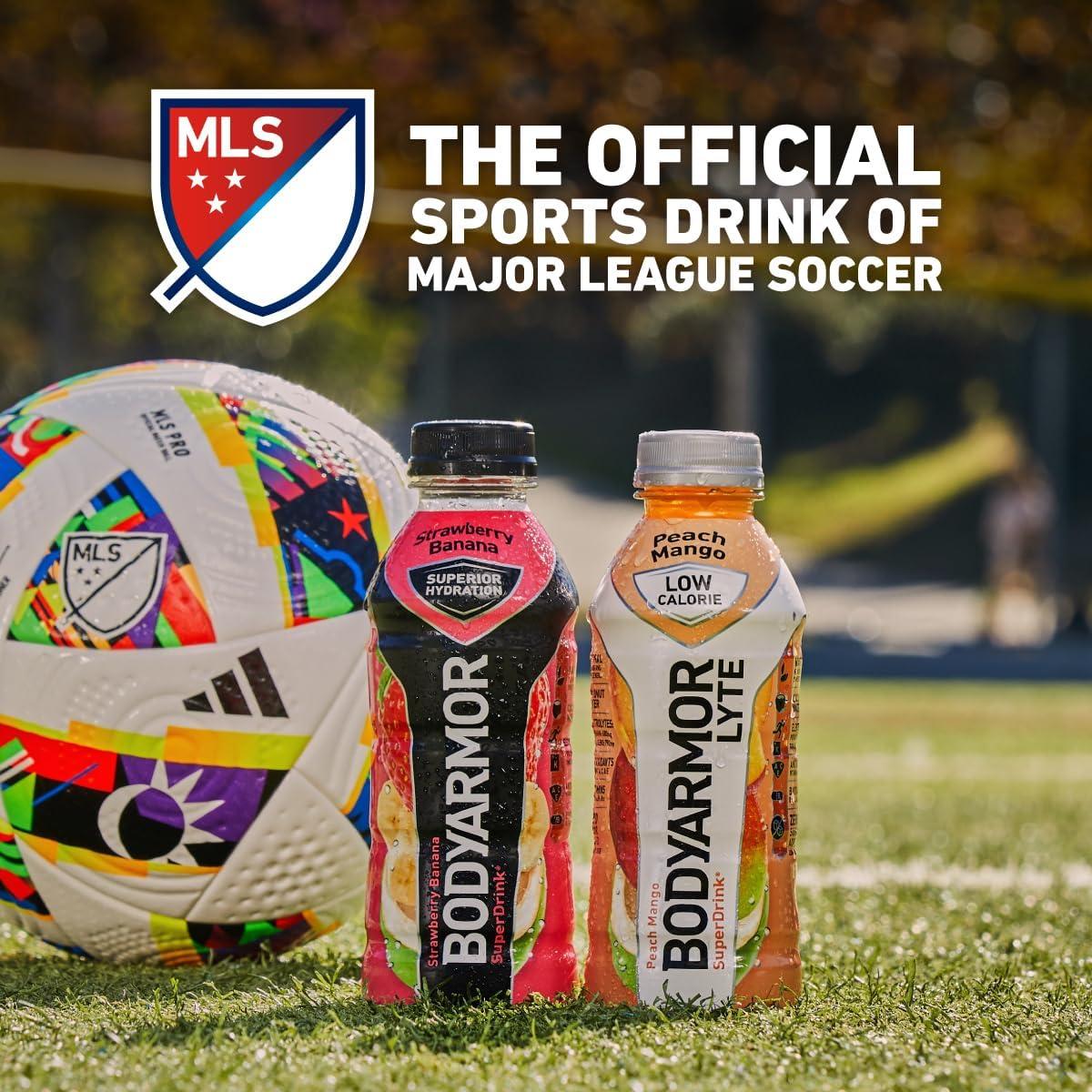 BODYARMOR Sports Drink, Tropical Punch, Electrolyte Drink Hydration, 12 Fl Oz Bottles (8 Pack), Flavored Coconut Water with B Vitamins & Antioxidants(Tropical Punch)