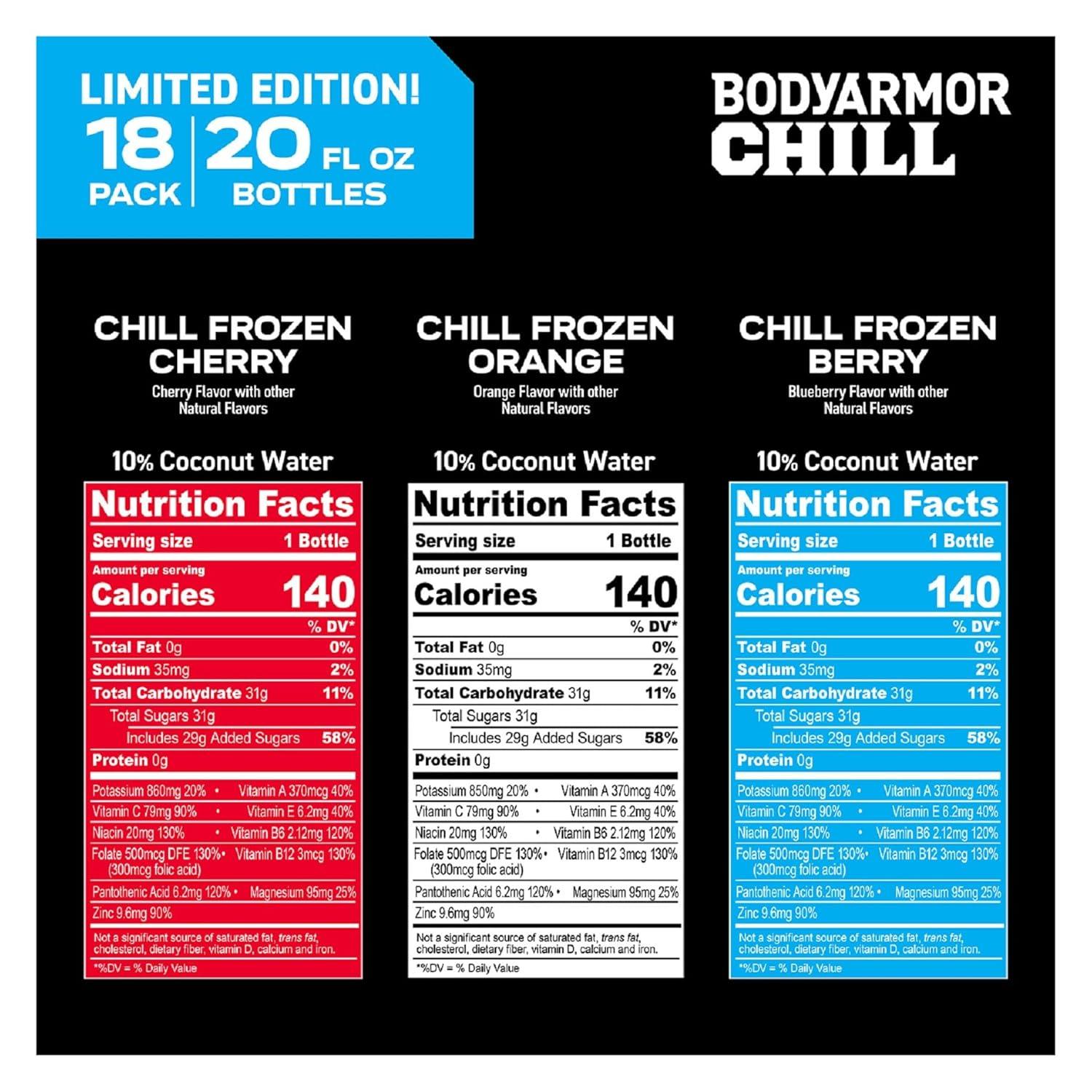 BODYARMOR Sports Drink, Tropical Punch, Electrolyte Drink Hydration, 12 Fl Oz Bottles (8 Pack), Flavored Coconut Water with B Vitamins & Antioxidants(Variety Pack)