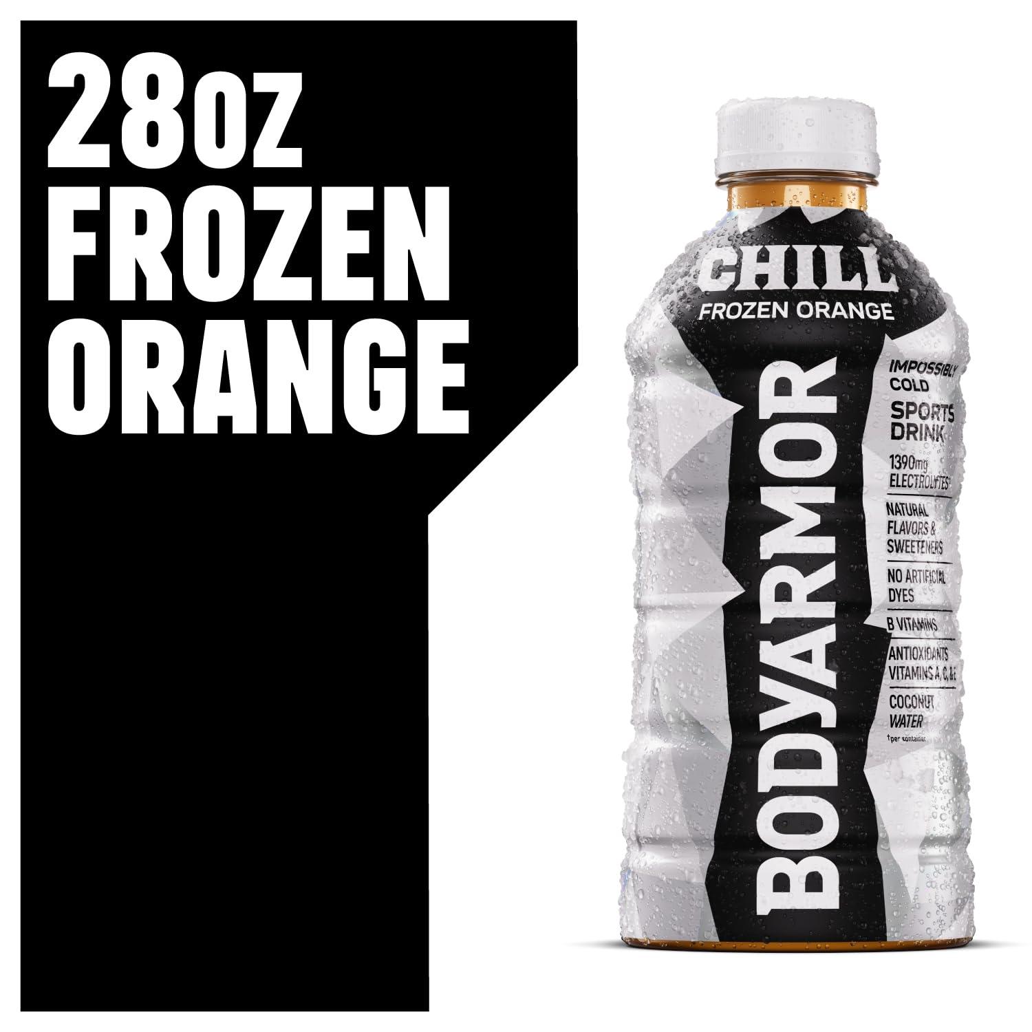 BODYARMOR Chill Frozen Orange, 28 fl oz​ (Pack of 15)