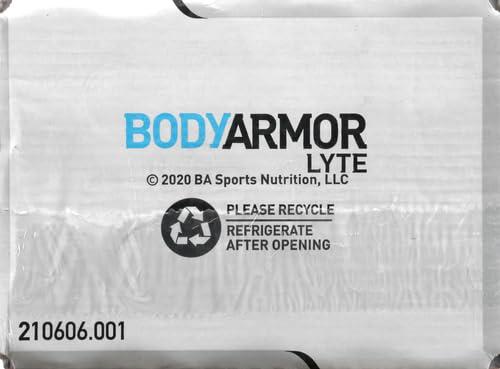 BODYARMOR ZERO Sugar Watermelon Strawberry Electrolyte Drink, Natural Flavors, 16 Fl Oz Bottles (12 Pack), B Vitamins & Antioxidants Sugar Free Hydration(Lyte Peach Mango)