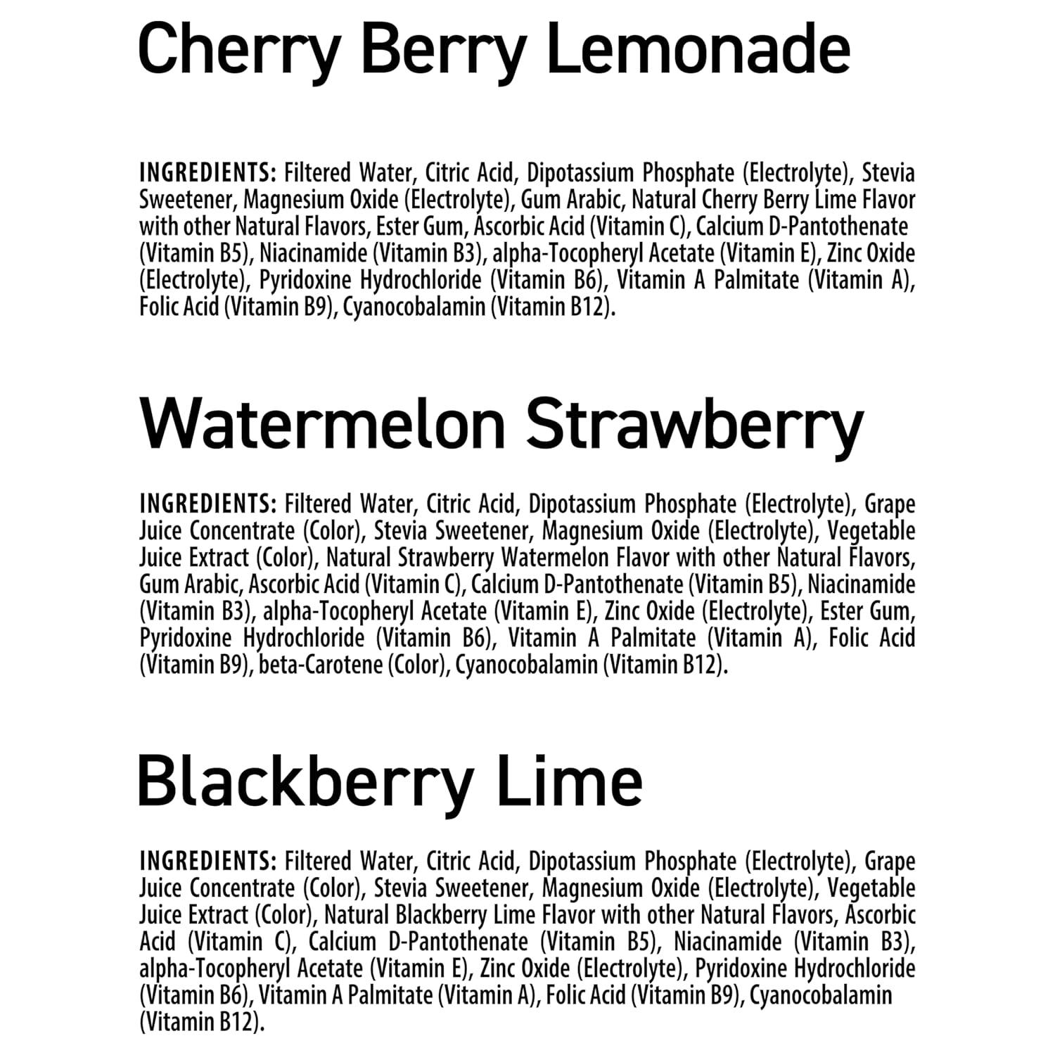 BODYARMOR ZERO Sugar Fruit Punch Electrolyte Drink, Natural Flavors, 20 Fl Oz Bottles (6 Pack), B Vitamins & Antioxidants Sugar Free Hydration(Zero Variety Pack)