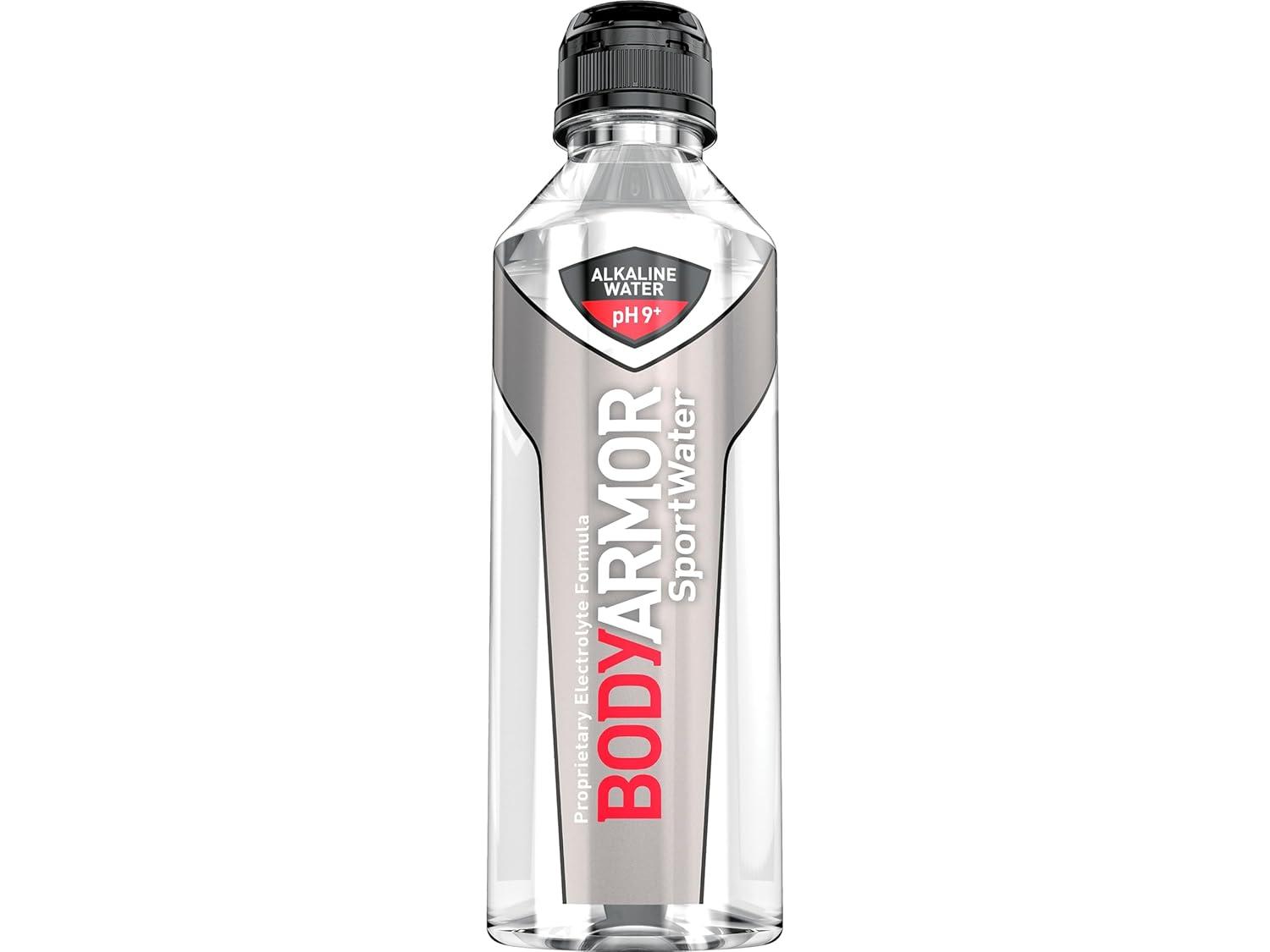 BODYARMOR SportWater Alkaline Water, Superior Hydration, High Alkaline Water pH 9+, Electrolytes, Perfect for your Active Lifestyle, 700mL (Pack of 24)