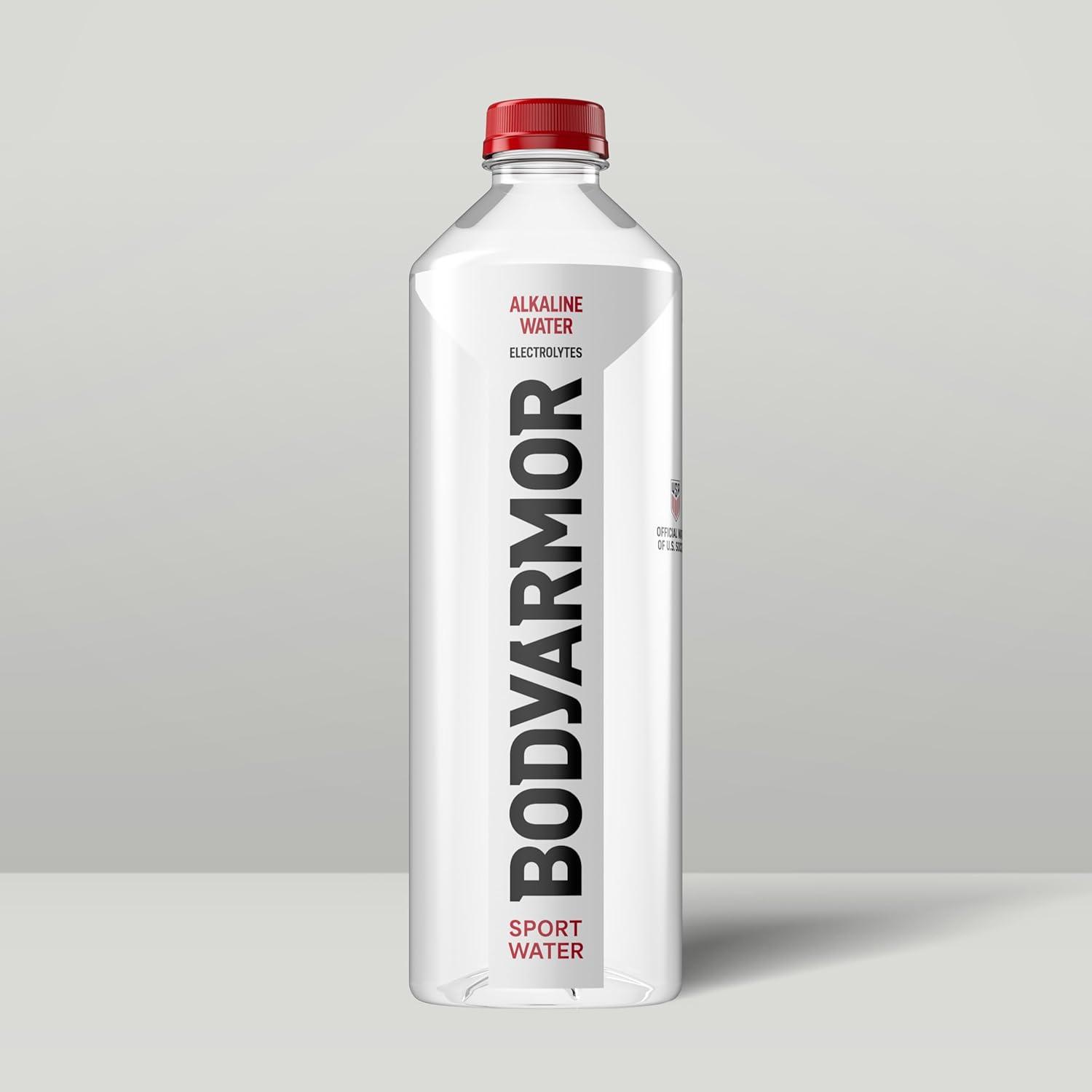 BODYARMOR SportWater Alkaline Water, Superior Hydration, High Alkaline Water pH 9+, Electrolytes, Perfect for your Active Lifestyle, 700mL (Pack of 24)